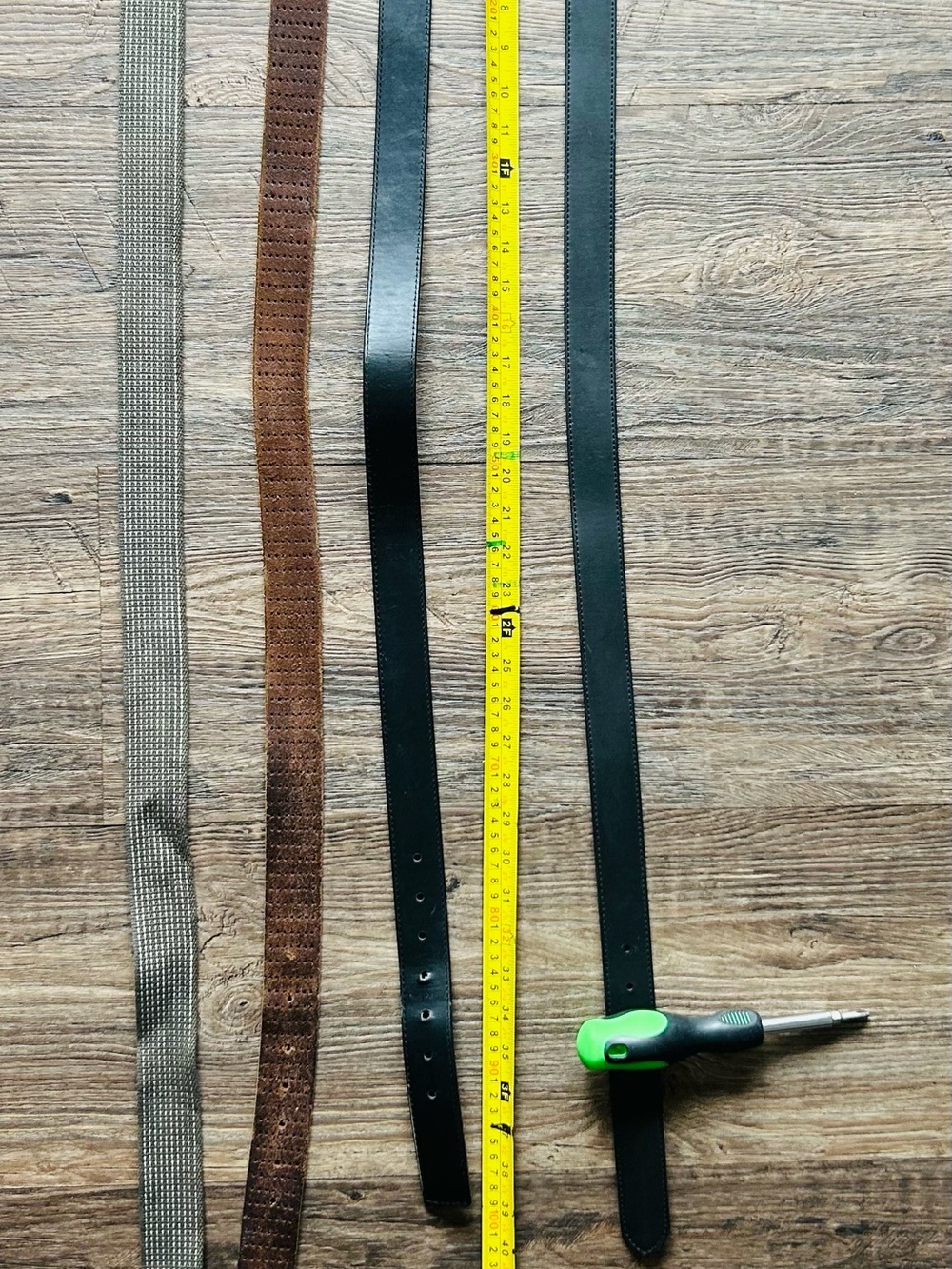 4 Black and Brown Leather Men's Belt - Classic